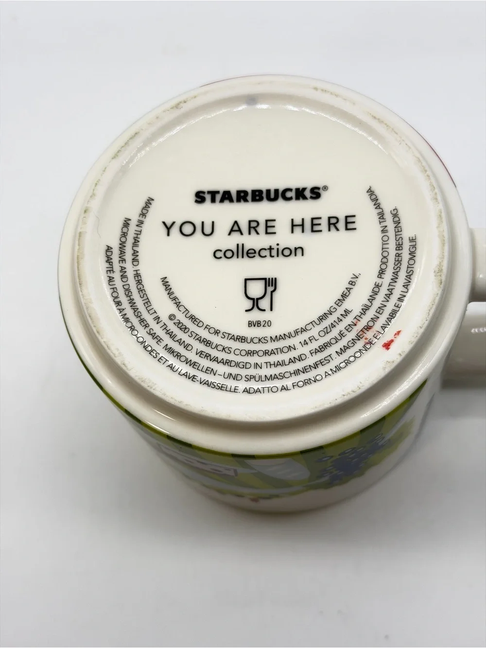 Starbucks 2020 France You Are Here Collection 14 oz Coffee Mug Collectible